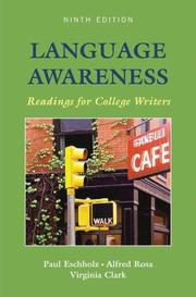 Cover of: Language Awareness: Readings for College Writers