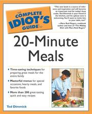 Cover of: The Complete Idiot's Guide to 20-Minute Meals