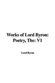 Works of Lord Byron: Poetry, The