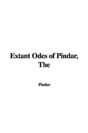 Cover of: The Extant Odes of Pindar by Pindar