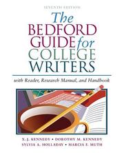 Cover of The Bedford Guide for College Writers with Reader, Research Manual, and Handbook by X. J. Kennedy