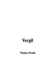 Cover of: Vergil by Tenney Frank