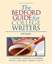 Cover of: The Bedford Guide for College Writers with Reader
