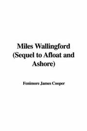 Cover of: Miles Wallingford | James Fenimore Cooper