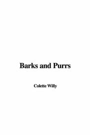 Cover of: Barks And Purrs