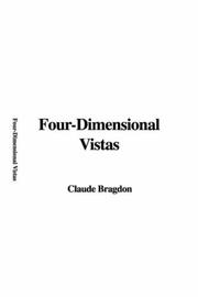 Cover of: Four-dimensional Vistas by Claude Bragdon