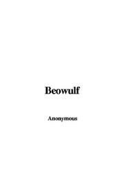 Cover of: Beowulf by Anonymous