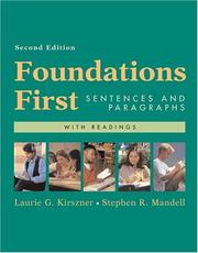 Cover of: Foundations First with Readings: Sentences and Paragraphs