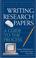 Cover of: Writing Research Papers