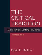 Cover of: The Critical Tradition by David H. Richter