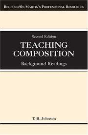 Cover of: Teaching Composition: Background Readings