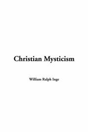 Cover of: Christian Mysticism by Inge, William Ralph