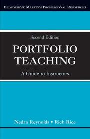 Cover of: Portfolio Teaching: A Guide for Instructors (Bedford/St. Martin's Professional Resources)