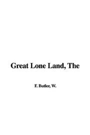 Cover of: The Great Lone Land