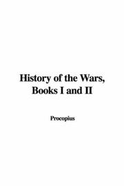 Cover of: History of the Wars, Books I And II by Procopius