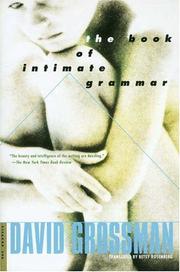 Cover of: The book of intimate grammar by David Grossman