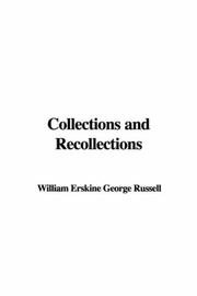 Cover of: Collections And Recollections