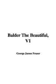 Cover of: Balder the Beautiful