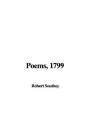 Cover of: Poems, 1799 by Robert Southey