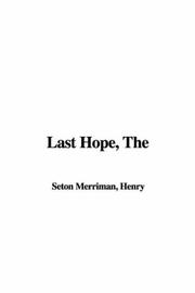 Cover of: Last Hope by Hugh Stowell Scott