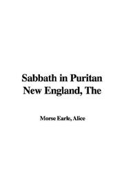 Cover of: Sabbath in Puritan New England, The