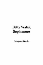 Cover of: Betty Wales, Sophomore
