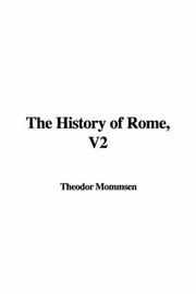 Cover of: The History of Rome by Theodor Mommsen