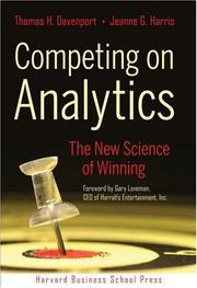 Cover of: Competing on Analytics: The New Science of Winning