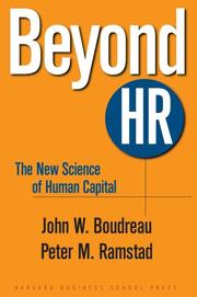 Beyond HR by John W. Boudreau, Peter M. Ramstad