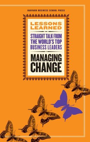 Managing Change (Lessons Learned) (Lessons Learned) by Fifty Lessons