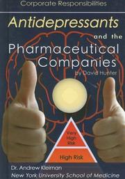 Cover of: Antidepressants And the Pharmaceutical Companies by David Hunter