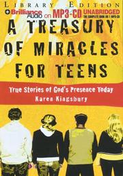 Cover of: Treasury of Miracles for Teens, A: True Stories of God's Presence Today