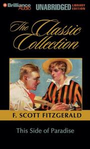 Cover of: This Side of Paradise (The Classic Edition) by F. Scott Fitzgerald