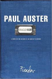 Oracle night by Paul Auster