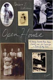 Cover of: Open House: Of Family, Friends, Food, Piano Lessons, and the Search for a Room of My Own