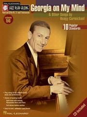 Cover of: Georgia on My Mind and Other Songs by Hoagy Carmichael (Jazz Play Along, Vol. 56)