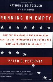 Cover of: Running on Empty by Peter G. Peterson