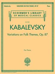 Cover of: Variations on Folk Themes, Op. 87: Schirmer's Library of Musical Classics, Vol. 2061 (Schirmer's Library of Musical Classics)