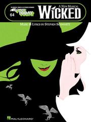 Cover of: 64. Wicked: A New Musical (Ez Play Today)