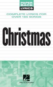 Cover of: Christmas Lyrics | Hal Leonard Corp.