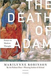Cover of: The Death of Adam