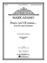 Cover of: Peace by Mark Adamo