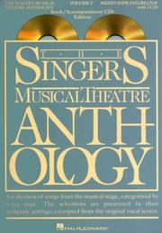 Cover of: Singer's Musical Theatre Anthology - Volume 3 by Richard Walters, Richard Walters