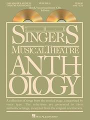 Singer's Musical Theatre Anthology - Volume 3 by Richard Walters