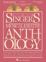 Cover of: Singer's Musical Theatre Anthology - Volume 3 by Richard Walters