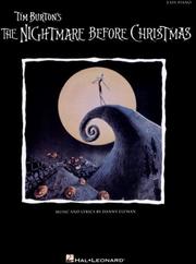 Cover of: The Nightmare Before Christmas: Easy Piano (Easy Piano (Hal Leonard))
