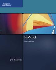 Cover of: Javascript by Don Gosselin, Don Gosselin