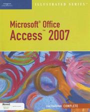 Cover of: Microsoft Office Access 2007-Illustrated Complete (Illustrated (Thompson Learning))