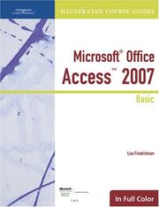 Cover of: Illustrated Course Guide: Microsoft Office Access 2007 Basic (Illustrated Course Guides in Full Color)