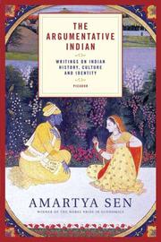 Cover of: The Argumentative Indian by Amartya Sen